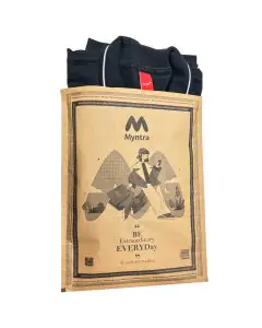 MYNTRA, Printed, Brown, MPB3, 70gsm, Lip seal, Paper Courier Bag, 10in x 13in , Pack of 1000