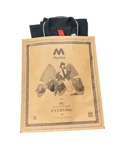 MYNTRA, Printed, Brown, MPB6, 70gsm, Lip Seal, Paper Courier Bag,16in x 18.4in,Pack of 500