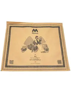 MYNTRA, Printed, Brown, MPB7, 70gsm, Lip seal, Paper Courier Bag,17in x 21in , Pack of 2500